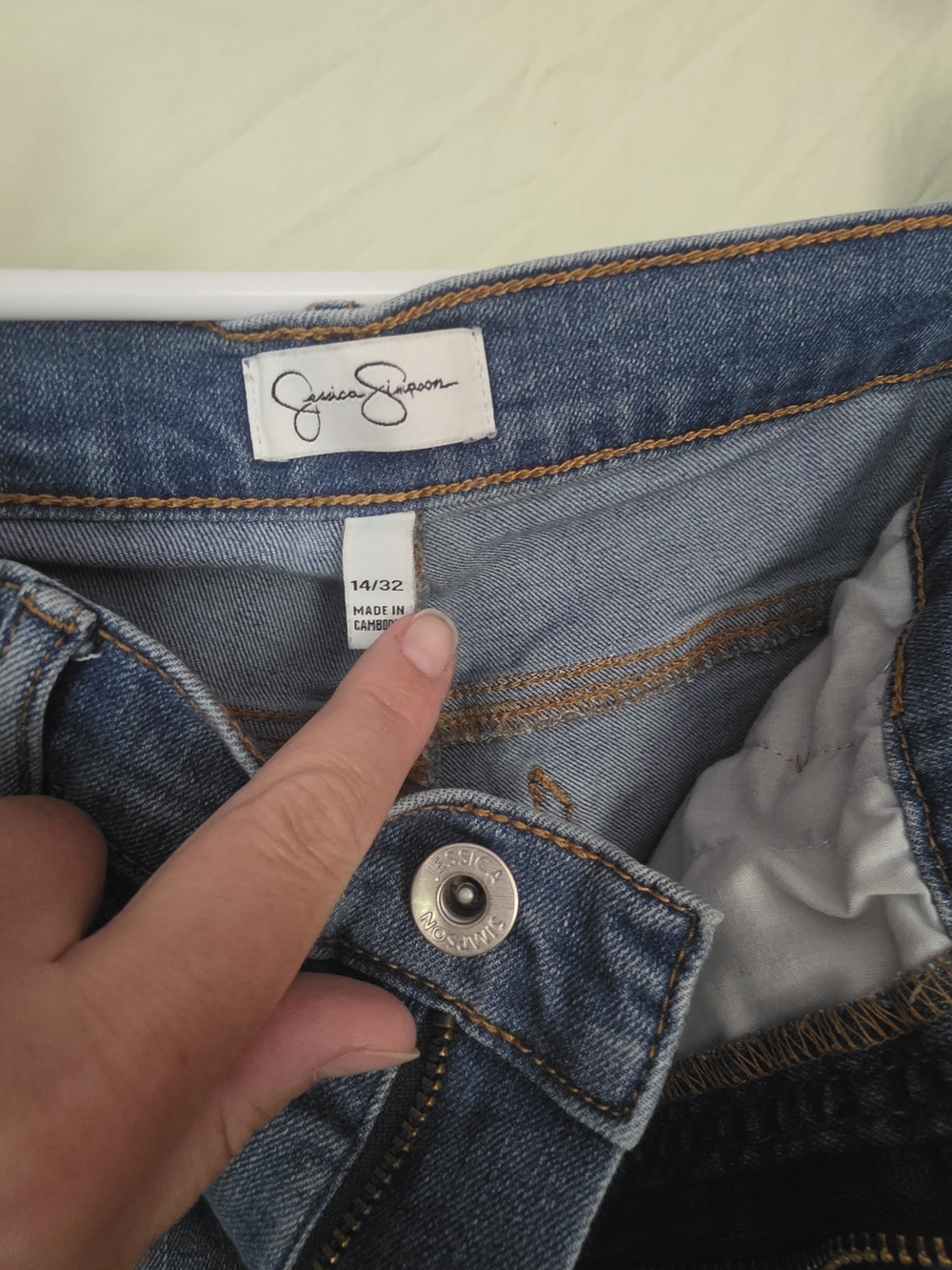 Jessica Simpson Light Blue High-Rise Denim Jeans